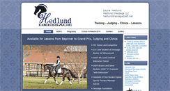 Desktop Screenshot of hedlunddressage.onetulsa.com